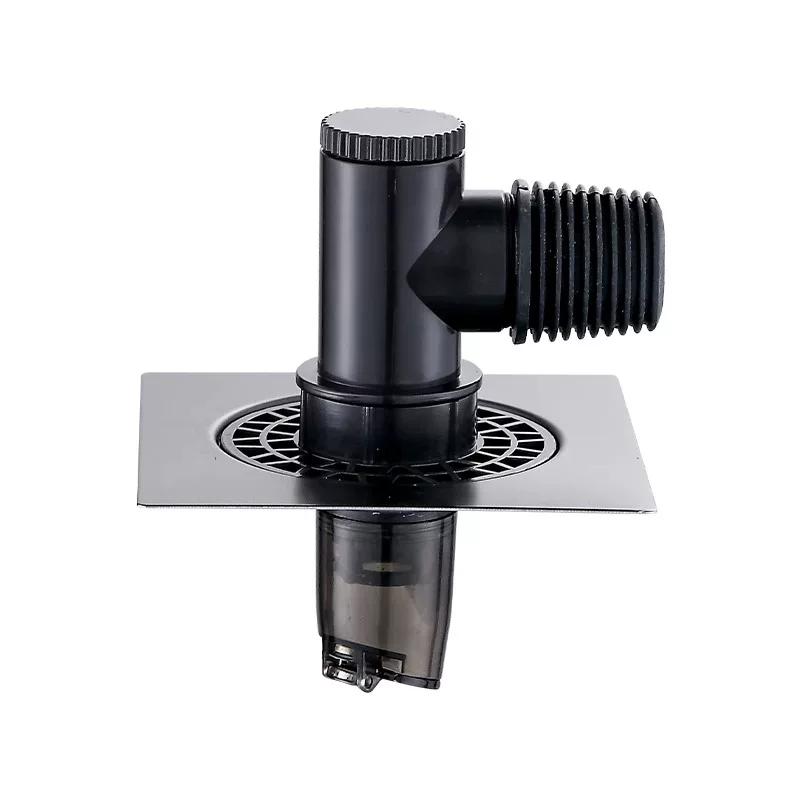 Washing Machine Floor Drain Special Joint Drain Pipe Anti-Overflow Deodorant Washing Machine Floor Insect-Proof Double Row Drain