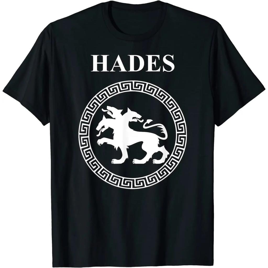 Hades Ancient Greek God Icon T-Shirt 100% Cotton O-Neck Summer Short Sleeve Casual Mens T-shirt Size S-3XL