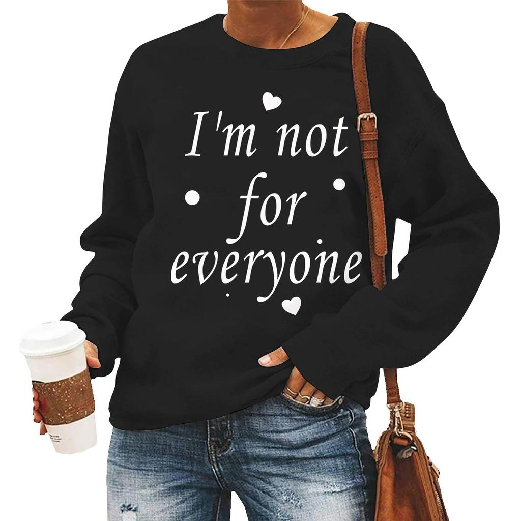 Женская повседневная модная блузка с длинным рукавом и круглым вырезом с принтом и пуловером