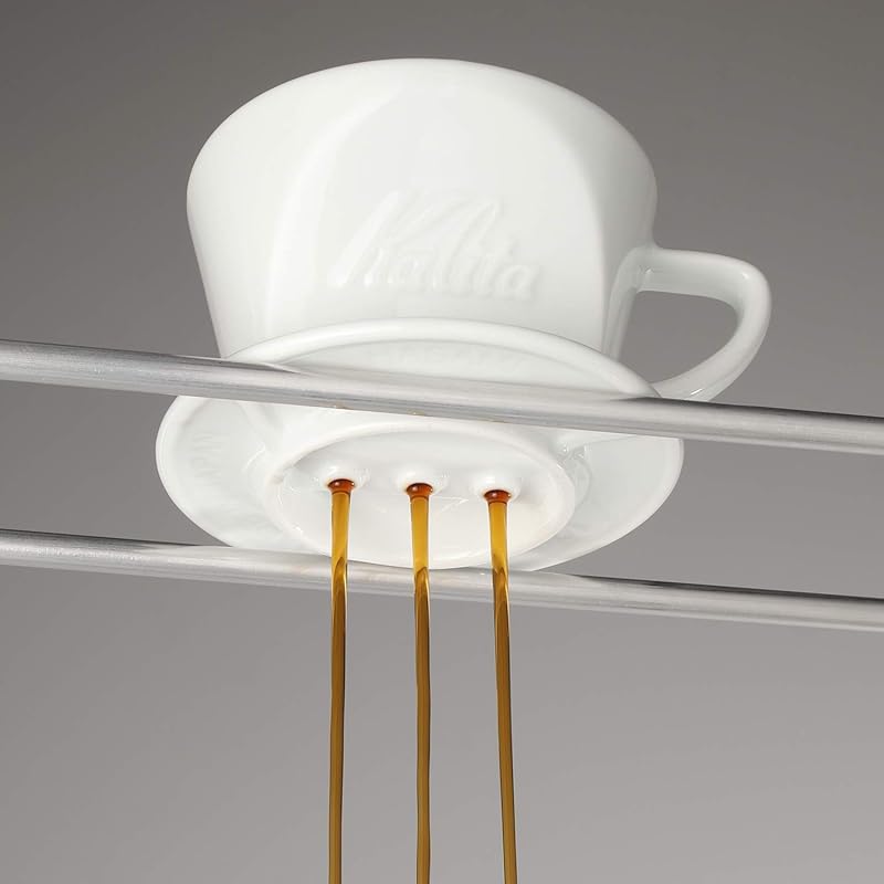 Kalita Kalita Керамическая воронка для кофе с высокой степенью сохранения тепла Изделия Hasami HASAMI Для 1-2 человек Сделано в Японии HA101 Посуда для воронки #01010 Для одного человека