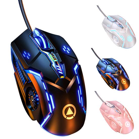 G5 Проводная мышь Бесшумная Компьютерные аксессуары RGB-подсветка Эргономичная USB 3200DPI Киберспорт Механическая