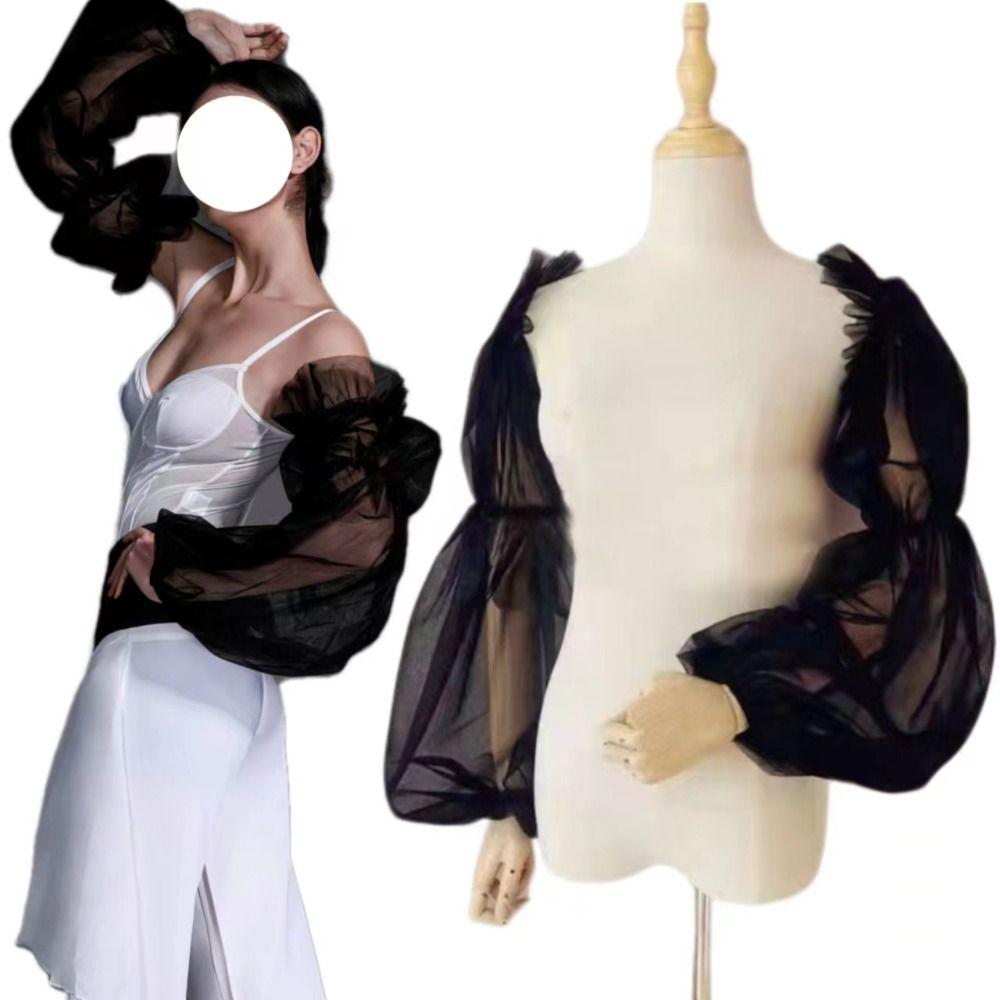 1 пара тонких рукавов-фонариков, дышащие сетчатые рукава, свадебные нарукавники для женщин