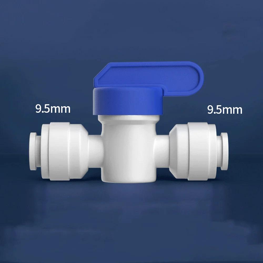 Тройник редукционный 3/8" 1/4" на 3 выхода, пищевой POM, быстроразъемный соединитель для аквариума, системы фильтрации воды RO, системы обратного осмоса