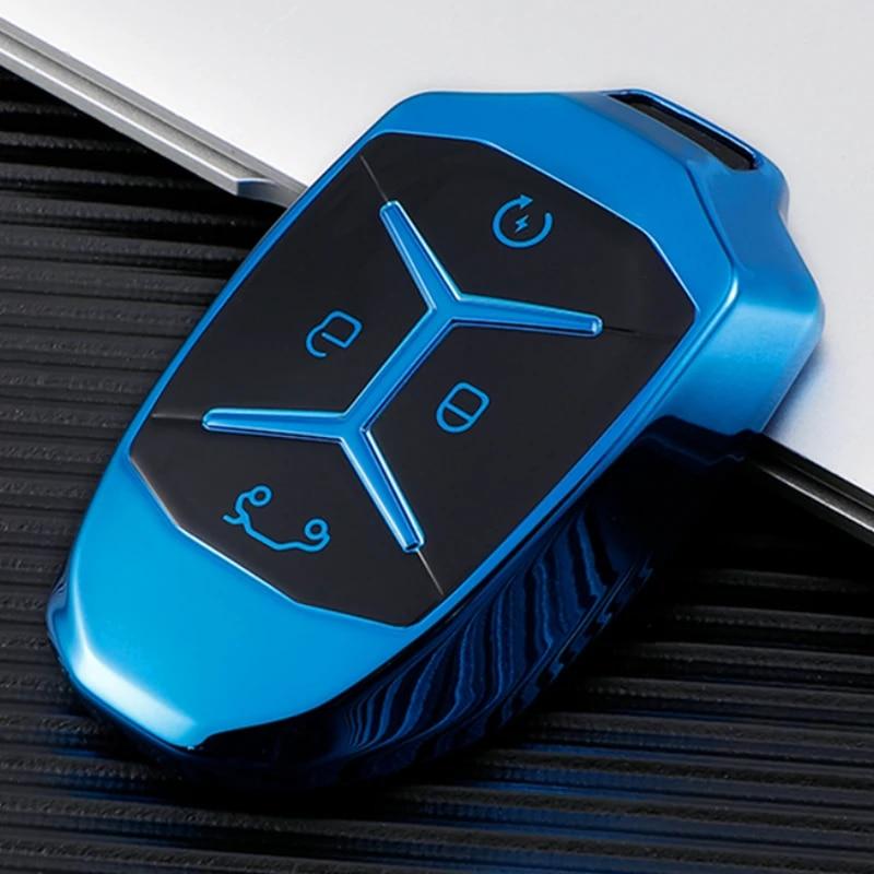 My Goog Car TPU Car Smart 4-кнопочный чехол для ключей, чехол-брелок для LYNK & CO 01 02 03, держатель для ключей, защитные аксессуары