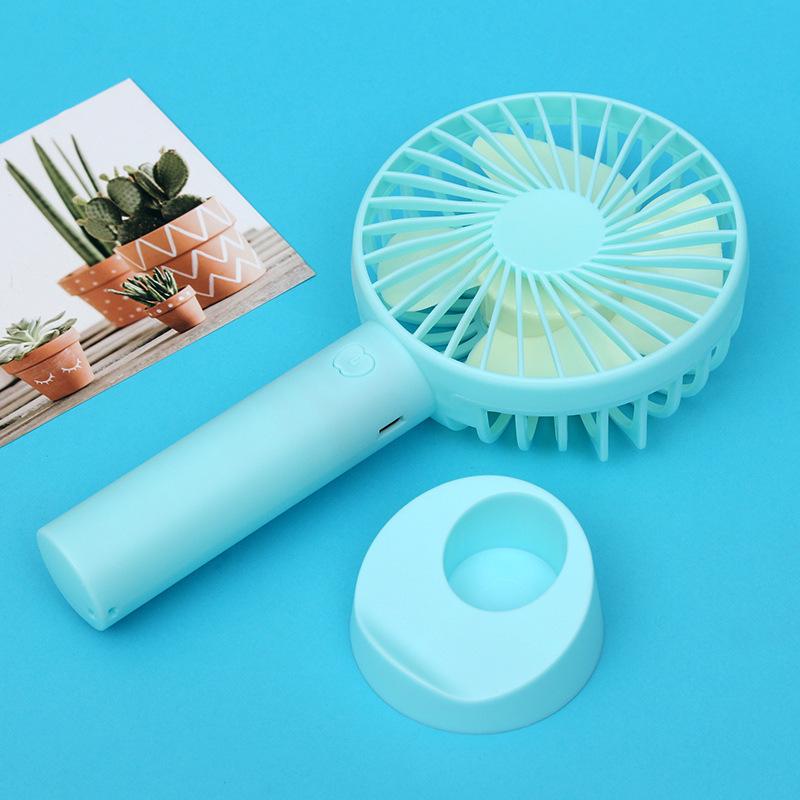 Rechargeable Foldable Quiet Fan with Strong Wind for Dorms and Bedsides
