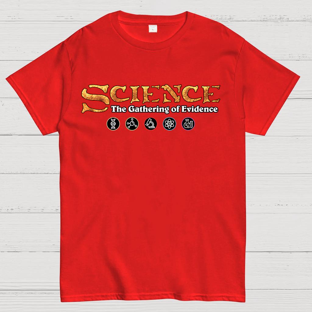 Science The Gathering of Evidence Cotton Summer Casual Cool Loose T-Shirt