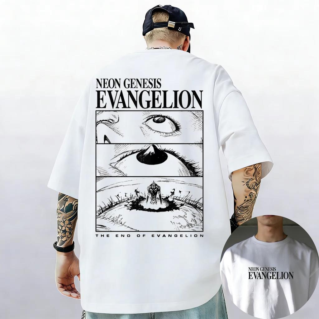Hot Sale Neon Genesis Evangelion 2026 Streetwear Harajuku Fashion T-shirt Loose Casual Oversized Short Sleeve Casual Daily Wear Asuka Summer New Tee