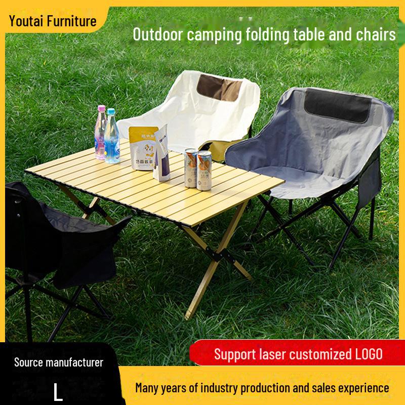 Portable Outdoor Folding Chair - Camping, Fishing, Art Sketching, Reclining Moon Chair