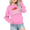 Kids' Fashion Loose-Fit Casual Long-Sleeve Christmas Print Oversized Crewneck Sweatshirt