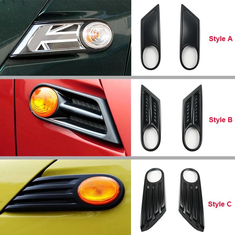 For Mini Cooper R56 Clubman R55 Convertible R57 R58 Car Fender Turn Signal Exterior Light Cover Sticker Exterior Accessories