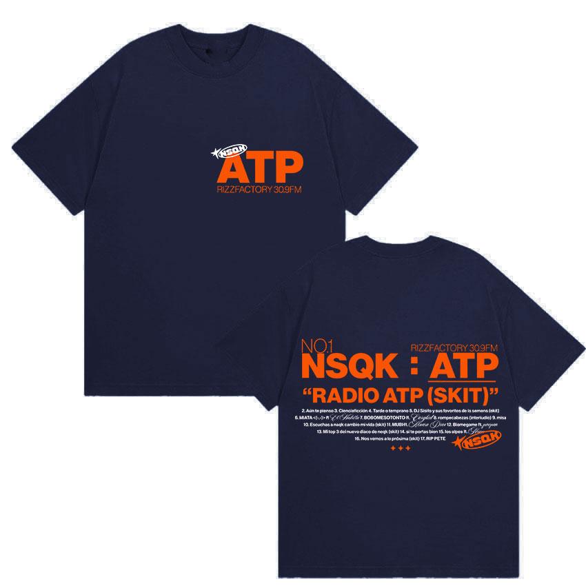 Rapper NSQK ATP AUN The PIENSO Album T-shirt for Men and Women, Retro 2025 Summer Pure Cotton 100% Printed Loose T-shirt