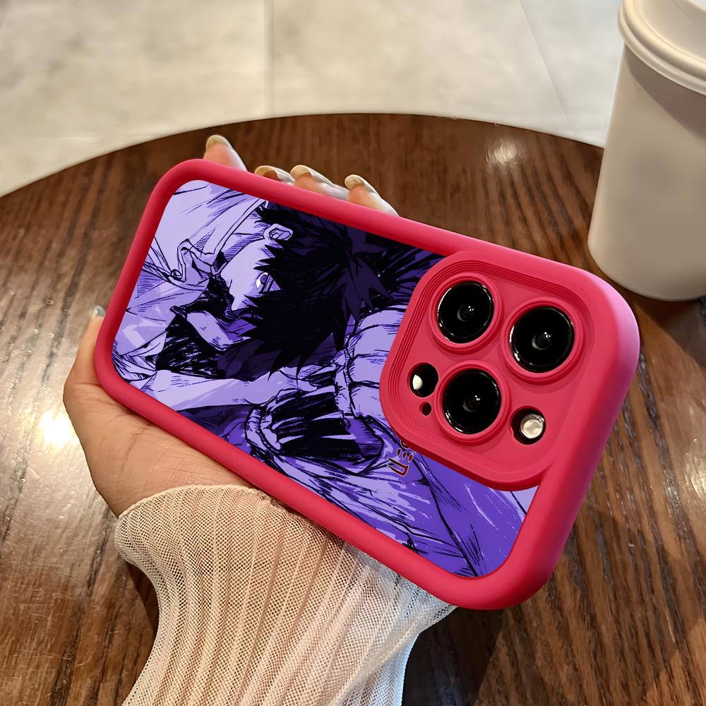 Чехол для телефона Jujutsu Kaisen Юта Оккоцу для iPhone 17 16 15 14 13 12 11 Air Pro Max Plus Утолщенный ТПУ Цветной Чехол Чехол Роскошный