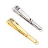 Silver Gold Toned Stainless Steel Simple Necktie Clasp for Men Gift Metal Tie Clip Pin Suit Clip