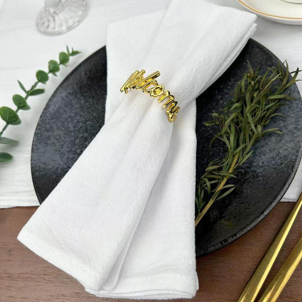 4 шт. рождественские красные салфетки, моющиеся, 30x45 см, 100% хлопок, полотенце для ужина, свадьбы и вечеринок, декор