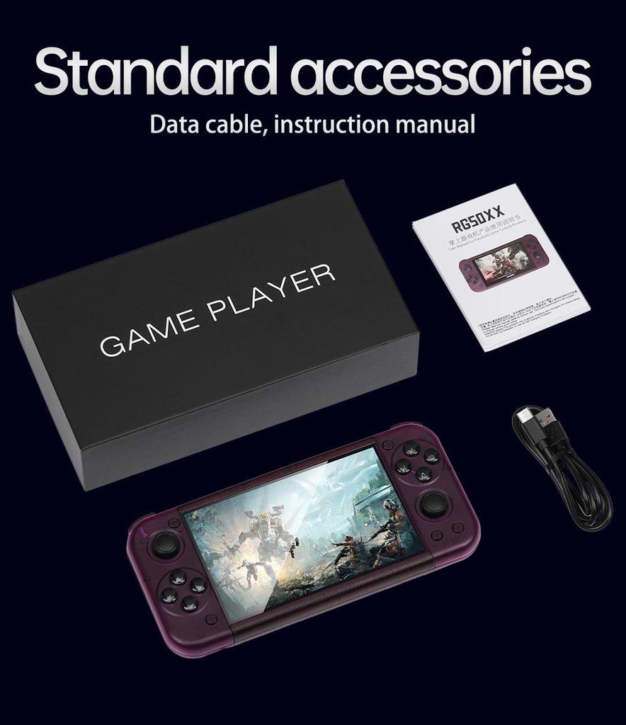 Портативная игровая консоль RG50XX Retro GBC Arcade с двумя играми PSP с открытым исходным кодом и системой LINUX.