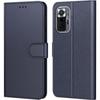Case - Redmi - Note 10 Pro 4G - Navy Blue - Shockproof - Flexible - Card Holder