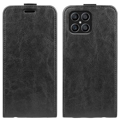 Чехол-книжка из натуральной кожи For Honor X8 R64 Texture Single Vertical