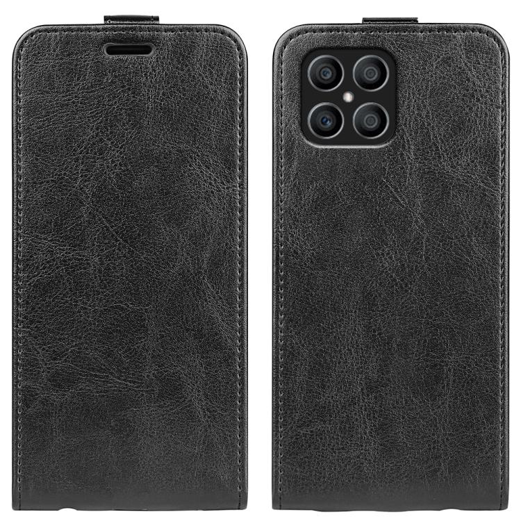 Чехол-книжка из натуральной кожи For Honor X8 R64 Texture Single Vertical