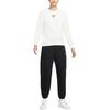 Nike Спортивная толстовка Phoenix с флисовой подкладкой, с круглым вырезом, в стиле athleisure, с длинным рукавом, женская, холст, белый/черный DQ5752-133