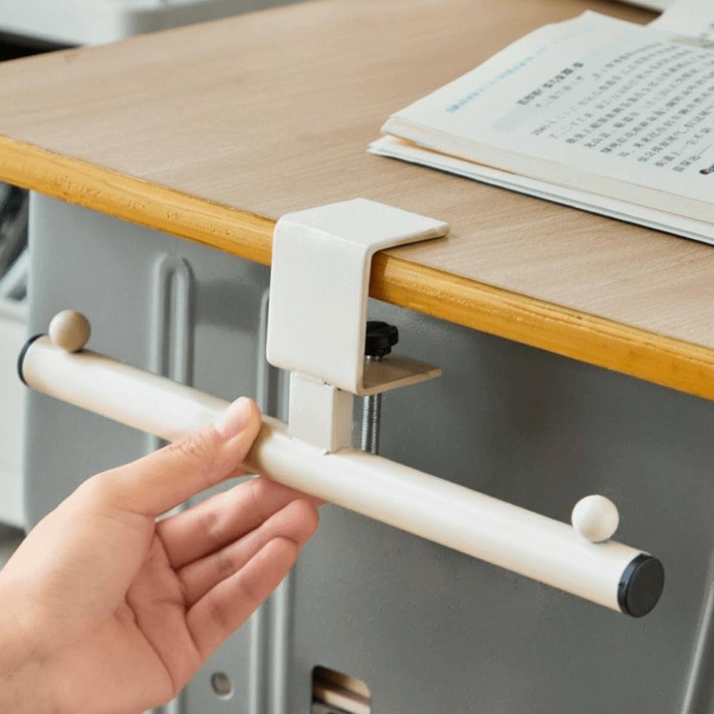 Carbon Steel Backpack Holder Rounded Corner Multipurpose Hook New Desk Hook Office Supplies