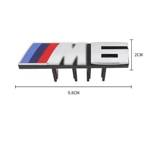3D Car Front Grille M Badge Emblem Decoration Accessories For bAB-BMW M M1 M2 M3 M4 M5 M6 M7 E39 E87 E60 E46 E53 E90 F10 F20 F25 BW4