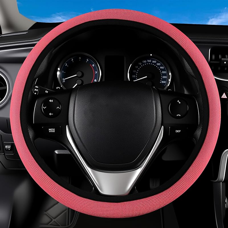 Чехол на руль автомобиля с полевыми цветами, Цветочный автомобильный аксессуар для разных автомобилей, Милый чехол-протектор на руль с цветочным принтом для женщин, Для руля