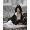 Chinese Wei and Jin Dynasties Style Hanfu Women's Dress Suit 