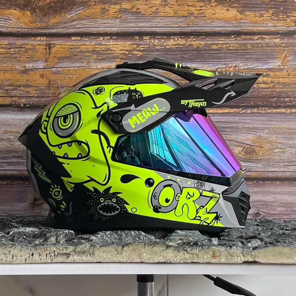 ORZ-819 шлем для кроссового раллийного мотоцикла сертифицирован DOT MTB ATV мотоцикл внедорожный мотоцикл антибликовый