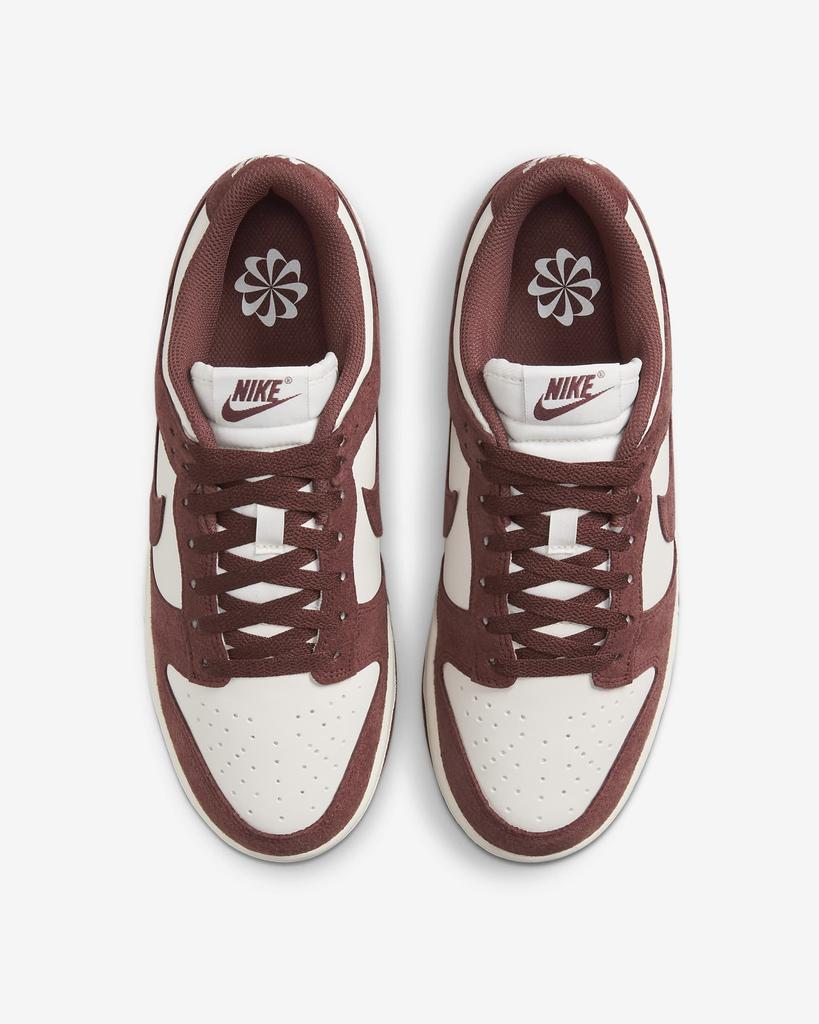 HJ7673-001 Nike Dunk Low Фантом Парус Белый Красный Сепия (Женский)