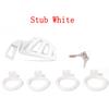 Negative/Micro/Small Chastity Cage for Sissy Sex Toys with 4 Size Cock Rings Pink/Black/White Bdsm Penis Lock Adult Toys for Men