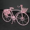 Elegant European Wrought Iron Multi-Layer Balcony & Garden Bicycle Plant Stand