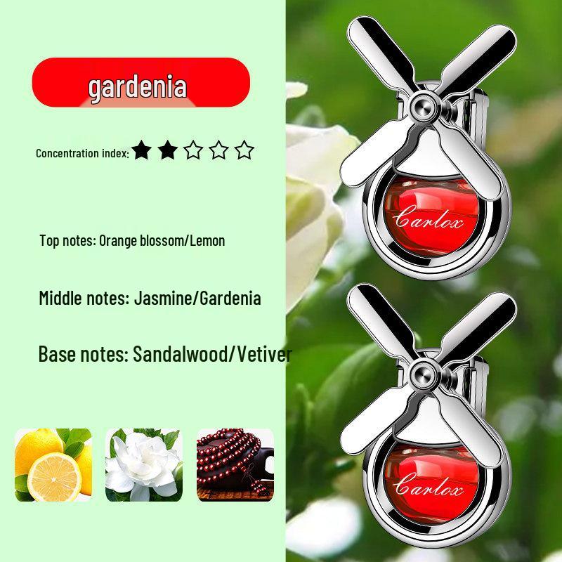 Perfect for car perfume, aromatherapy, air vent fan, luxury car décor, with a long-lasting light fragrance refill.