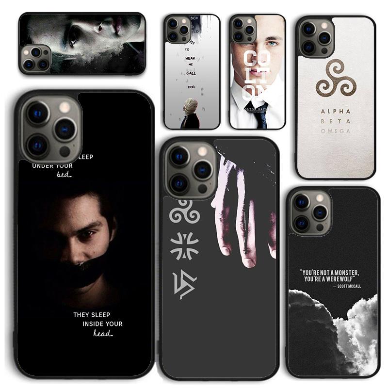 Чехол для телефона Teen Wolf для iPhone 17 Air 16 PRO MAX 15 14 PLUS 11 12 13 Задняя крышка Fundas Shell