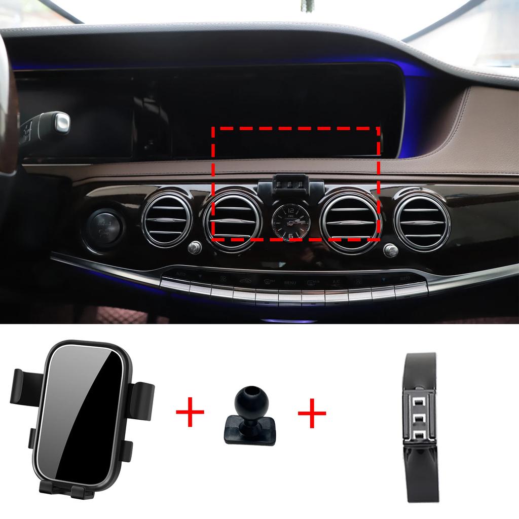 Car Mobile Phone Holder Accessories for Benz GLA X156 X247 EQA B ~2025 GPS Bracket Navigation Stand Auto
