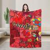 Team C00lkidd Join Today Flannel Blankets Soft Throw Blanket for Living Room Airplane Travel Funny Bedspread Sofa Bed Cover