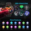 SmartWatch for Men 3ATM Waterproof with Call/LED Flashlight 2.02" HD Screen Smartwatch Compass Fitness Tracker HR/Blood Pressure Monitor Watch