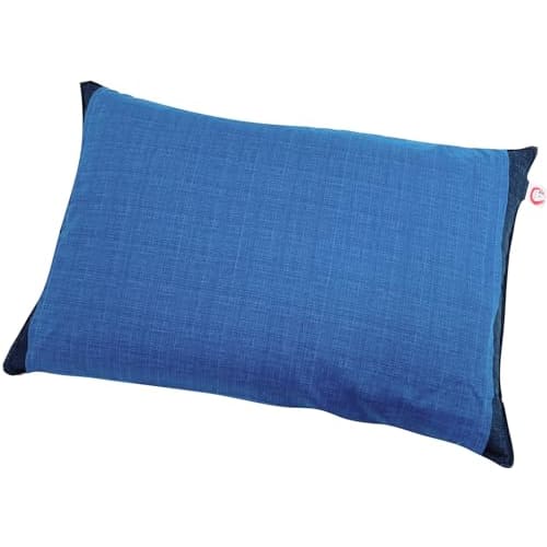 MORIPiLO (Morishita) Buckwheat Husk Pillow, Made In Japan, Firm (Japanese Comfort), Washable, Includes Pillowcase, 100% Cotton, Japanese Pattern, Heat