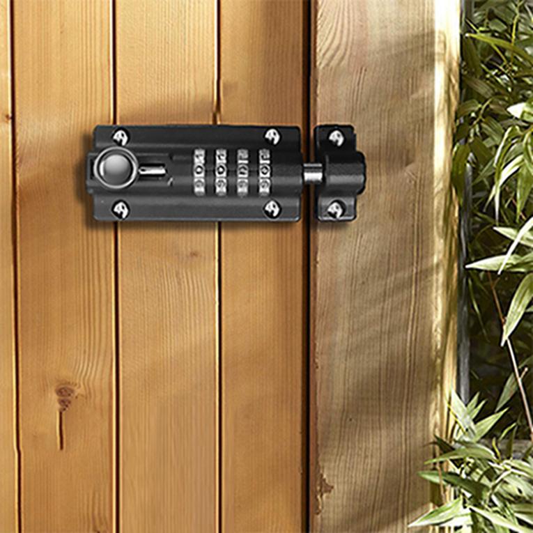 Metal Combination Bolt Lock Wooden Door Combination Lock Door Bolt Door Buckle