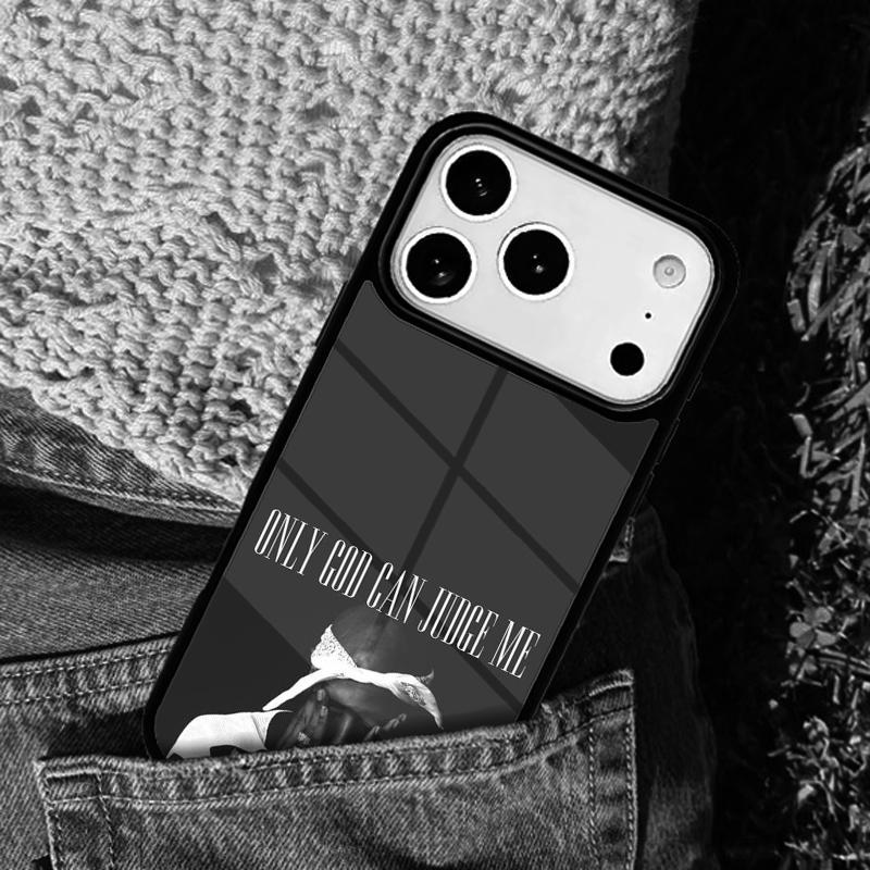 2pac Only God Can Judge Me Phone Case Cover for IPhone 11 12 13 14 15 16e 17 Pro Max Coque for IPhone 17 Air