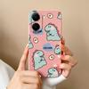 Для Xiaomi Poco X7 X7 Pro Чехлы Мультяшный Динозавр Медведь Ударопрочный Защита от падения Креативный Мягкий Чехол Для Xiaomi PocoX7Pro Capa Funda
