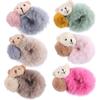Tie Fashion Elastic Plush Bear Lovely Cute Hair Accessories Hair Rope Rubber Bands Ponytail Holder