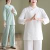 Cotton And Linen Women's Clothing Suit Chinese Style Traditional Clothing Two-piece Set