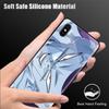 Чехол для телефона из закаленного стекла для Samsung A06 A12 A16 A22 A32 A34 A53 A56 S20FE S23 S25 iPhone 11 12 13 14 15 16 17, мягкий край, противоударный, гладкий чехол