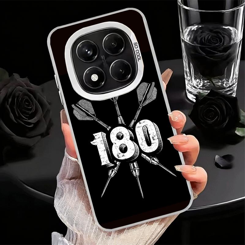 Darts Aesthetics Wire Target Soft Phone Case for Xiaomi Redmi Note 13 14 15 Pro Plus 12S 12 11S 11 11T 10S 10 Shockproof Cover B