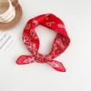Polka dot silk scarf women's spring and summer new Korean ins versatile neck protection scarf fashion headscarf square scarf silk scarf