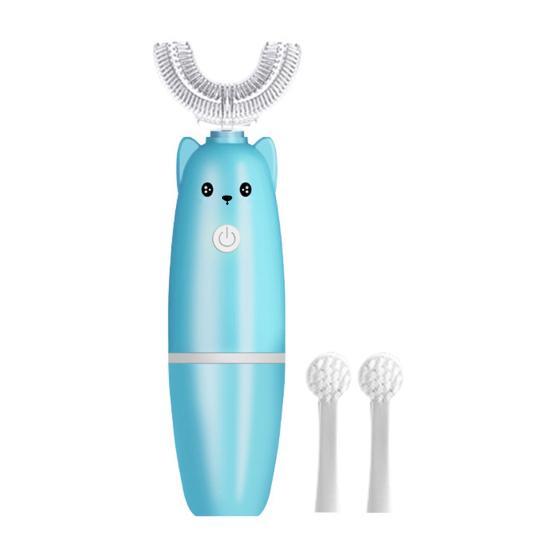 Electric Toothbrush Lovely Shape Deep Clean Food Grade Material Baby Cartoon Modeling Toothbrush for Home