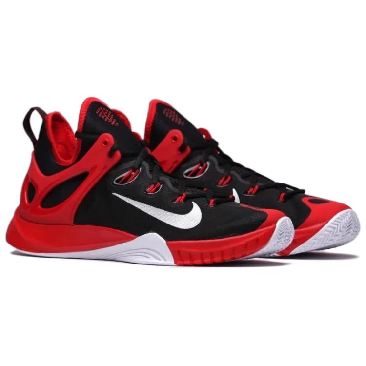 Nike Hyperrev 2015 Нескользящие Износостойкие Низкие Баскетбольные Кроссовки Мужские Черно-Красные 705370-006