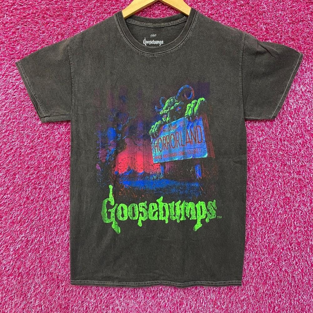 Goosebumps Welcome to Horrorland Graphic Design Tshirt Small Unisex T-Shirt