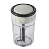 Toffy Slim Handy Chopper, Manual CutterBlender, No Power Supply Required, Compact, Mincing, Whisking, Baby Food, Drinks, Baking, with Inner Lid,