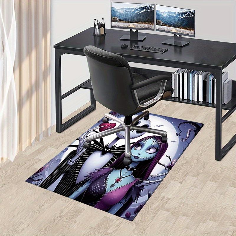 Office Rug Jack Skellington, Sally theme 3D Printed Anti-Slip Rug-Machine Washable for Living Room